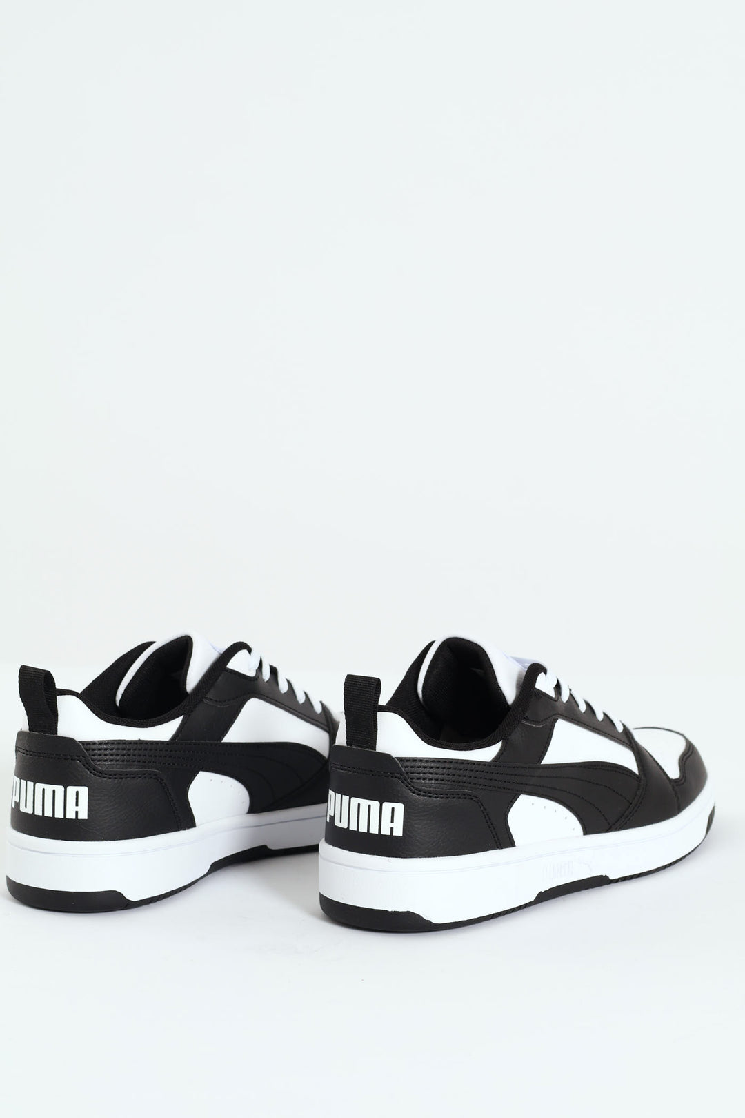 Rebound V6 Lo Chunky Closed Toe Lace Up Sneaker - White/Black