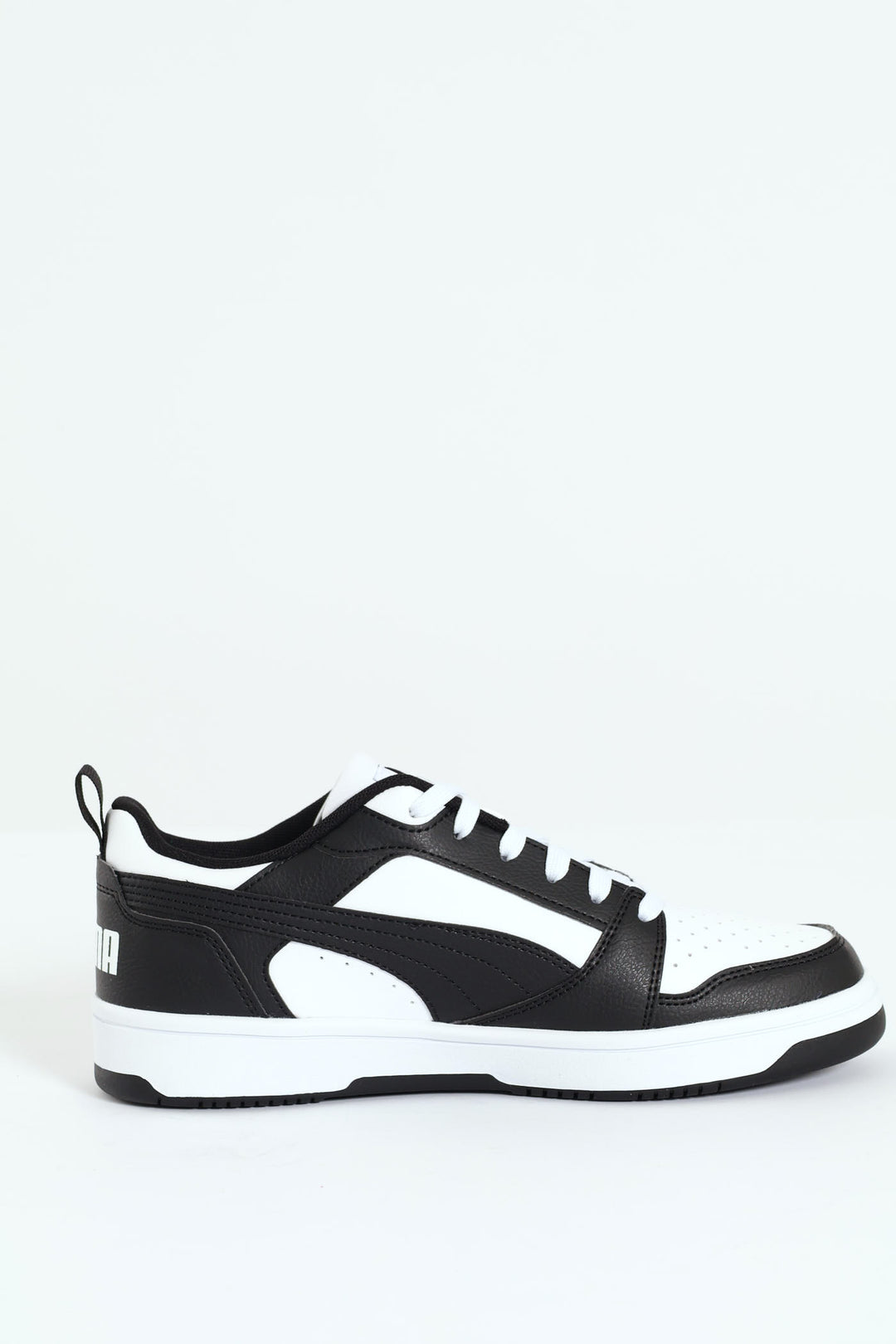 Rebound V6 Lo Chunky Closed Toe Lace Up Sneaker - White/Black