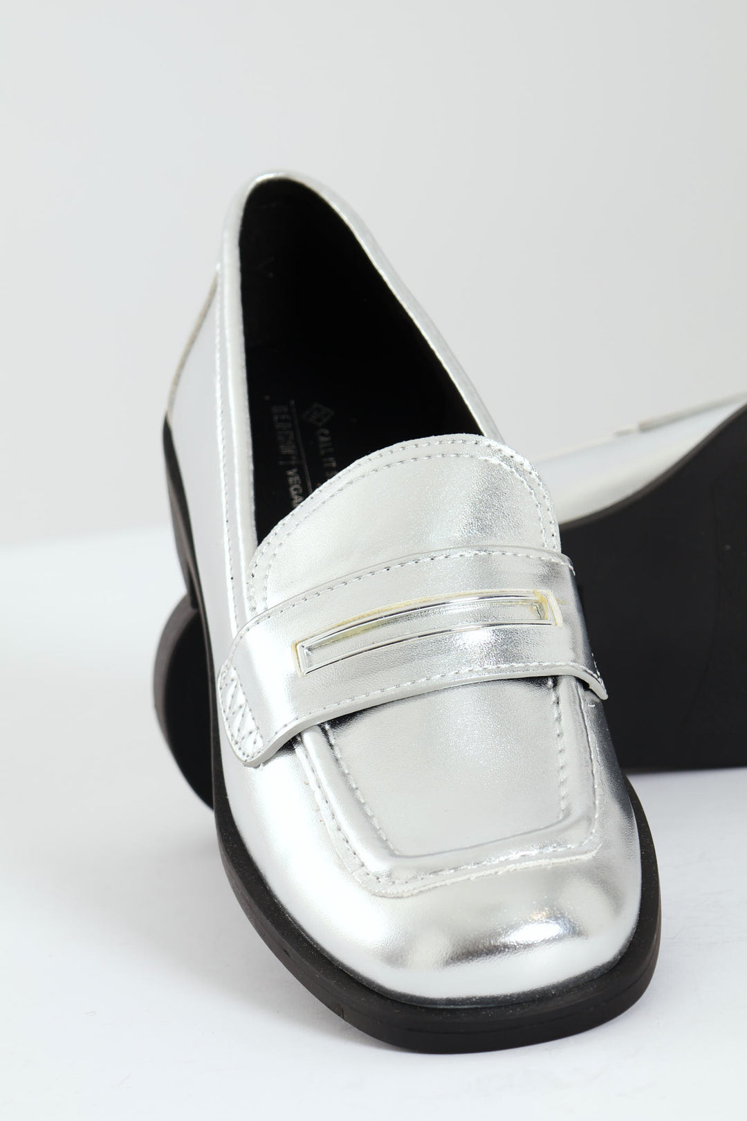 Jaylin Patent Loafer - Silver