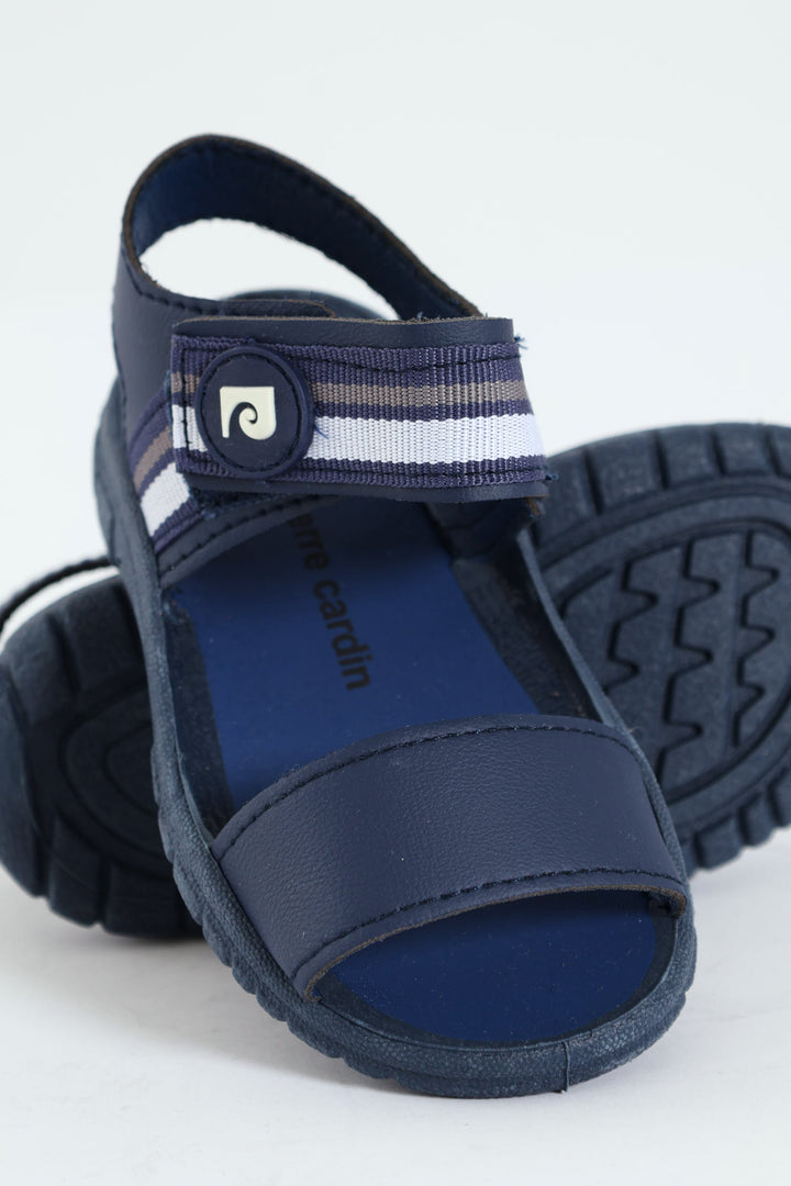 Pre-Boys Jude Open Toe Sandal - Navy