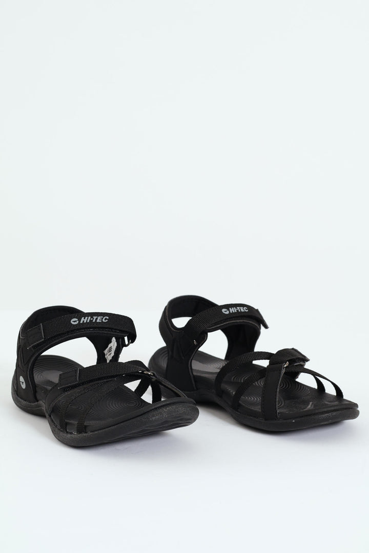 Anselia Strap Sandal - Black