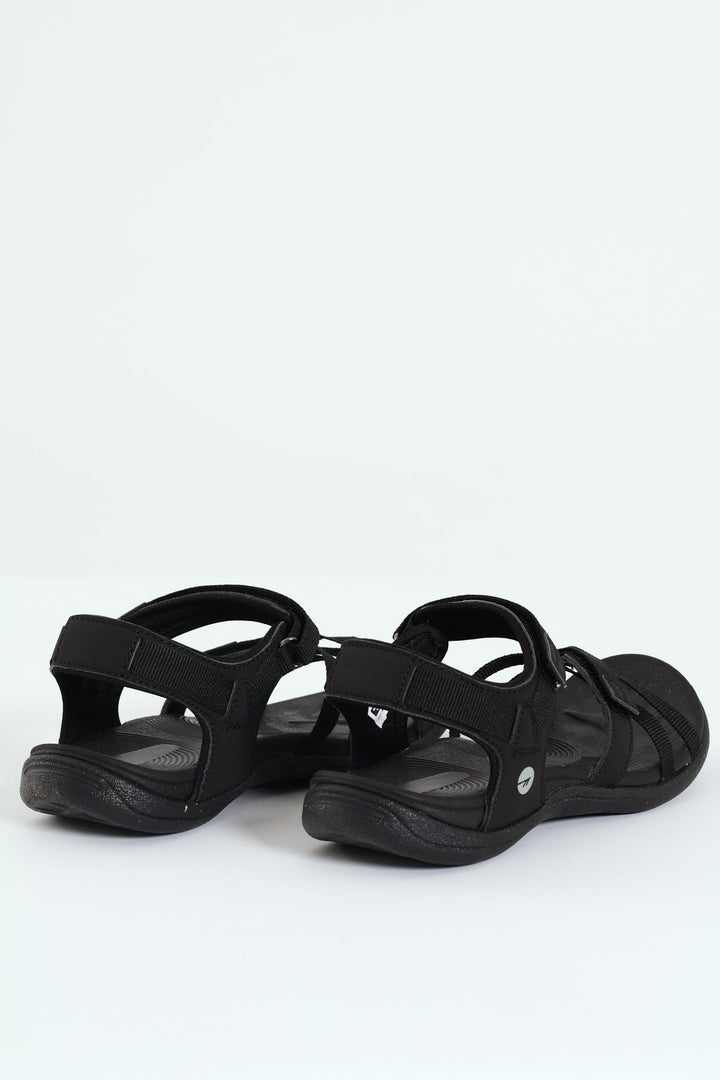 Anselia Strap Sandal - Black