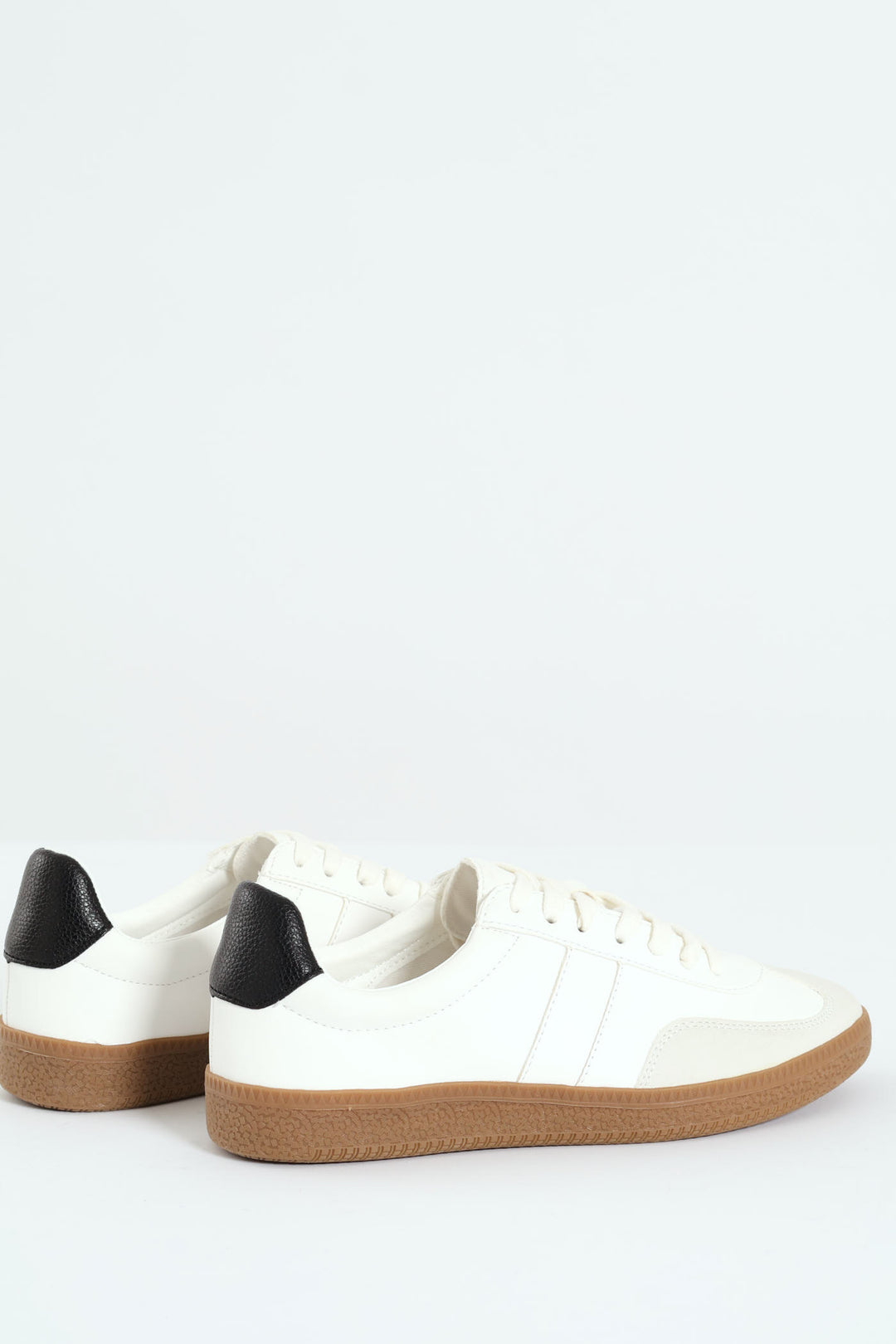 Impallaa Slim Retro Lace Up Sneaker - White