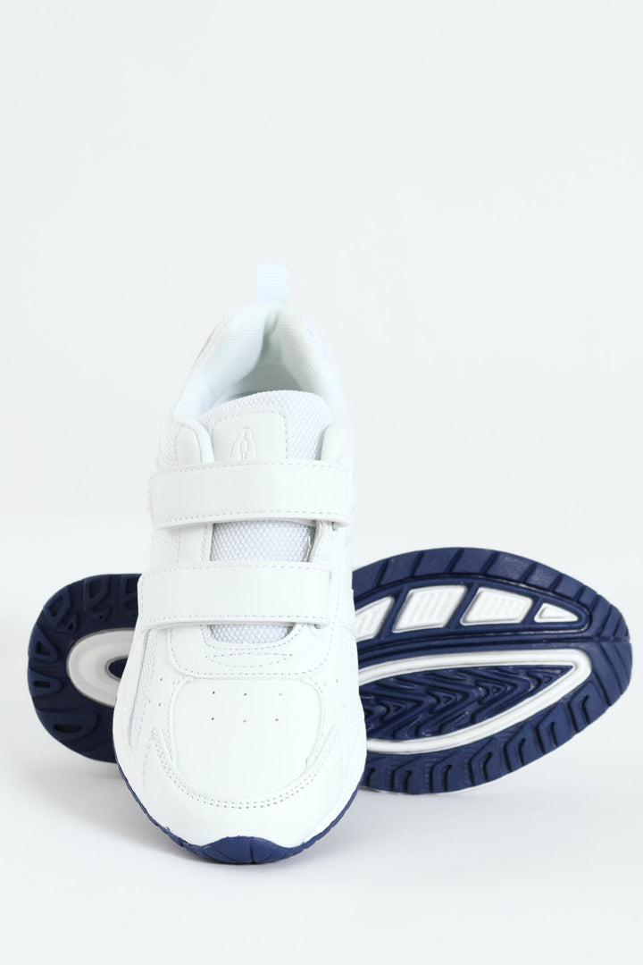 Pre-Boys Deuce Sneaker - White