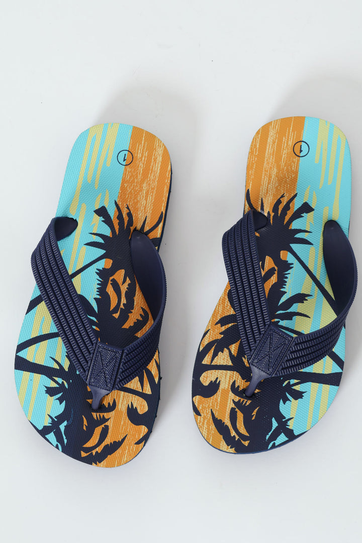 Boys Thong Sandal - Navy