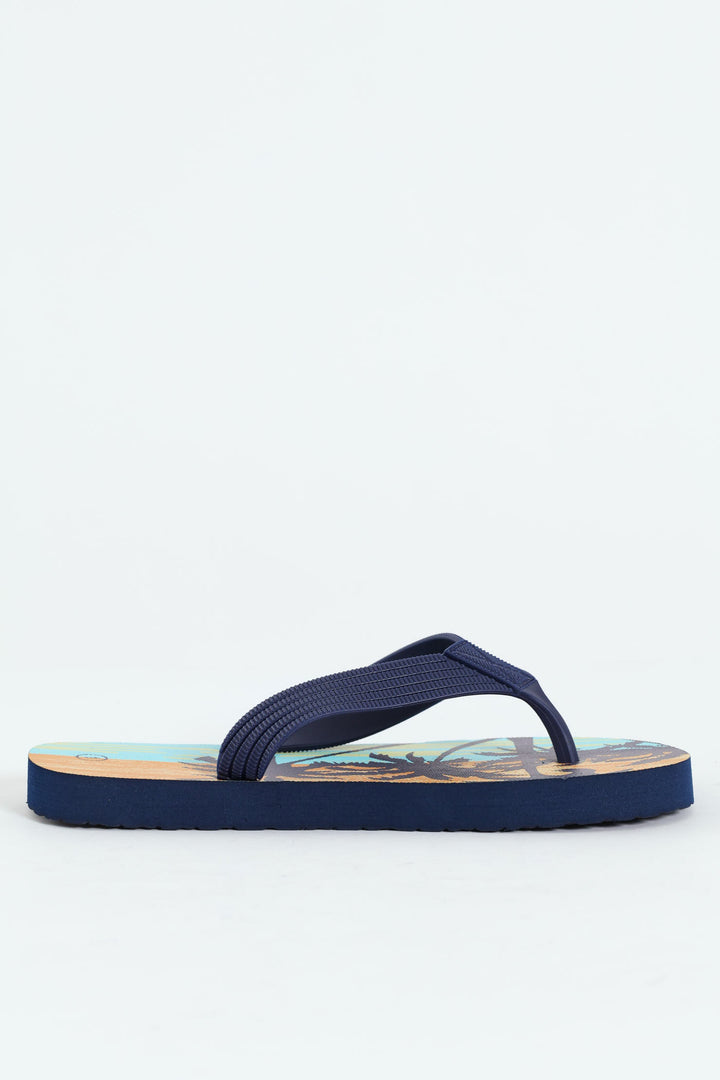 Boys Thong Sandal - Navy