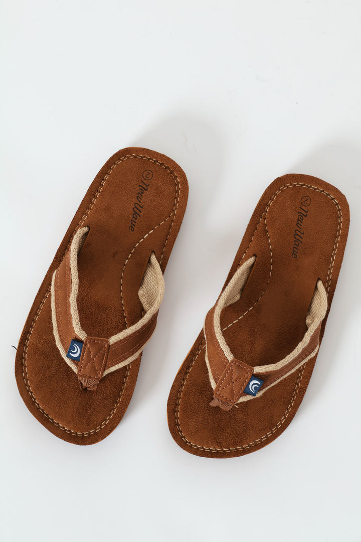 Boys Thong Sandal - Tan