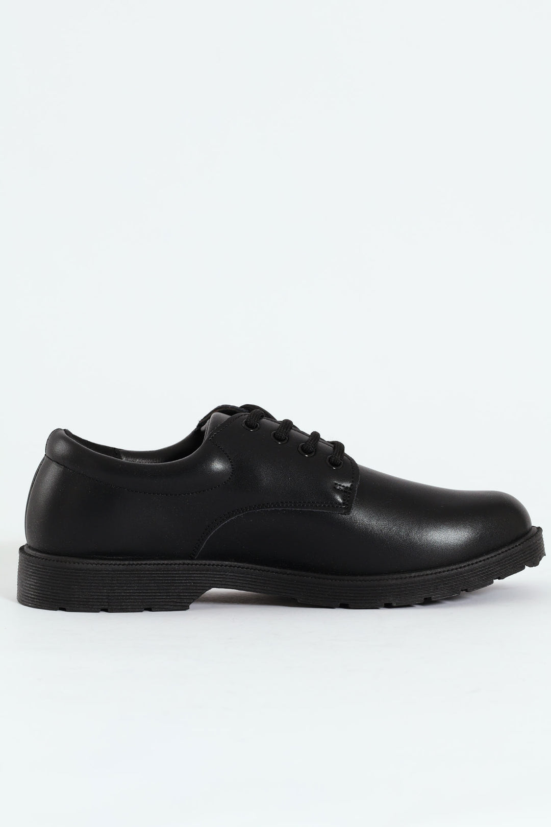 Boys Curtis Lace Up School Shoe - Black