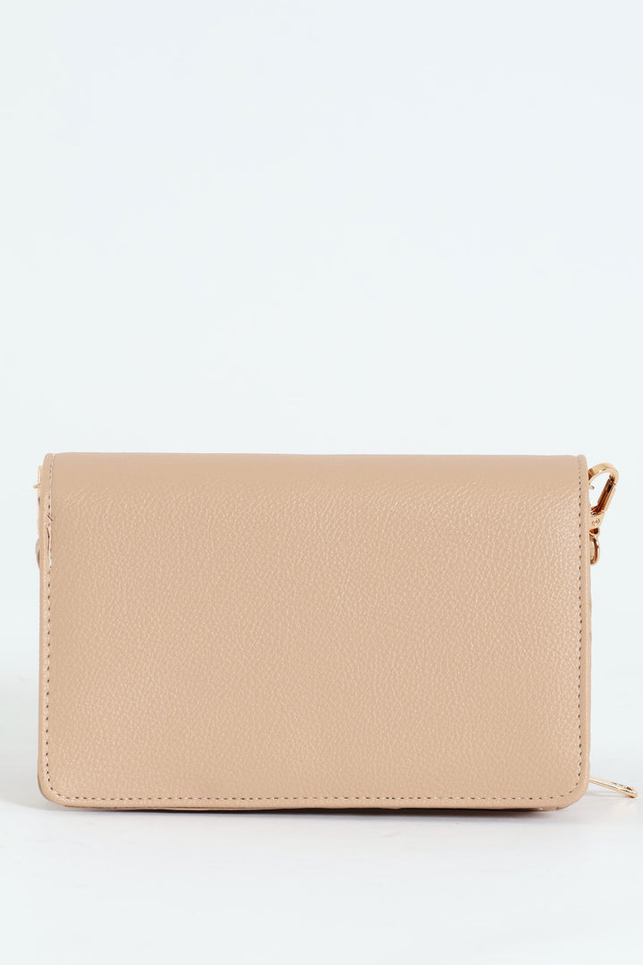 Crossbody Wallet - Nude