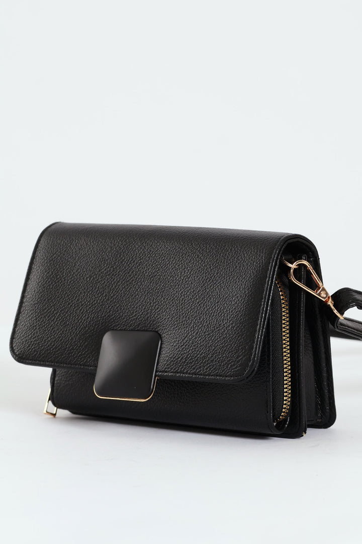 Crossbody Wallet - Black