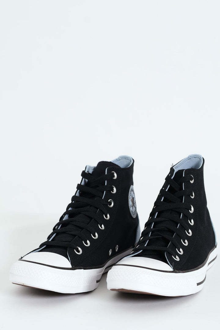 Colourblock Panel Heel Ctas Basic Sneaker - Black/Blue