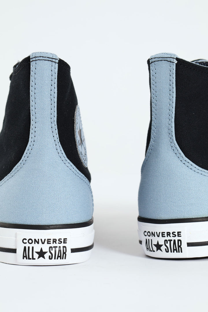 Colourblock Panel Heel Ctas Basic Sneaker - Black/Blue