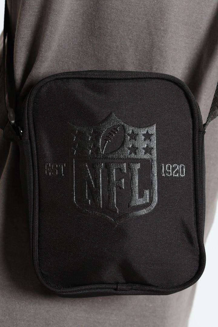 Boys NFL Giants Crossbody Sling Bag - Black