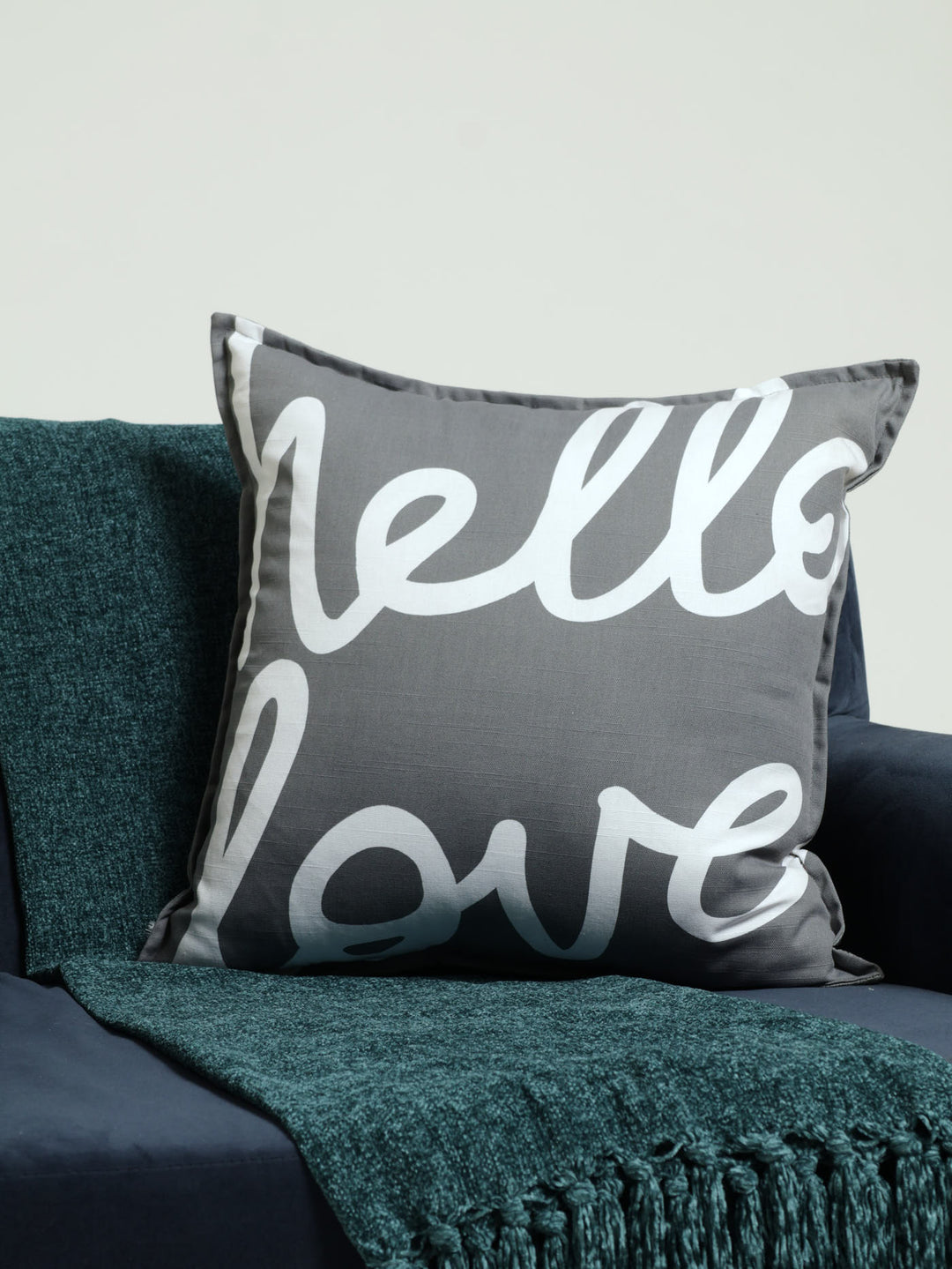 Hello Love Scatter Cushion - Grey