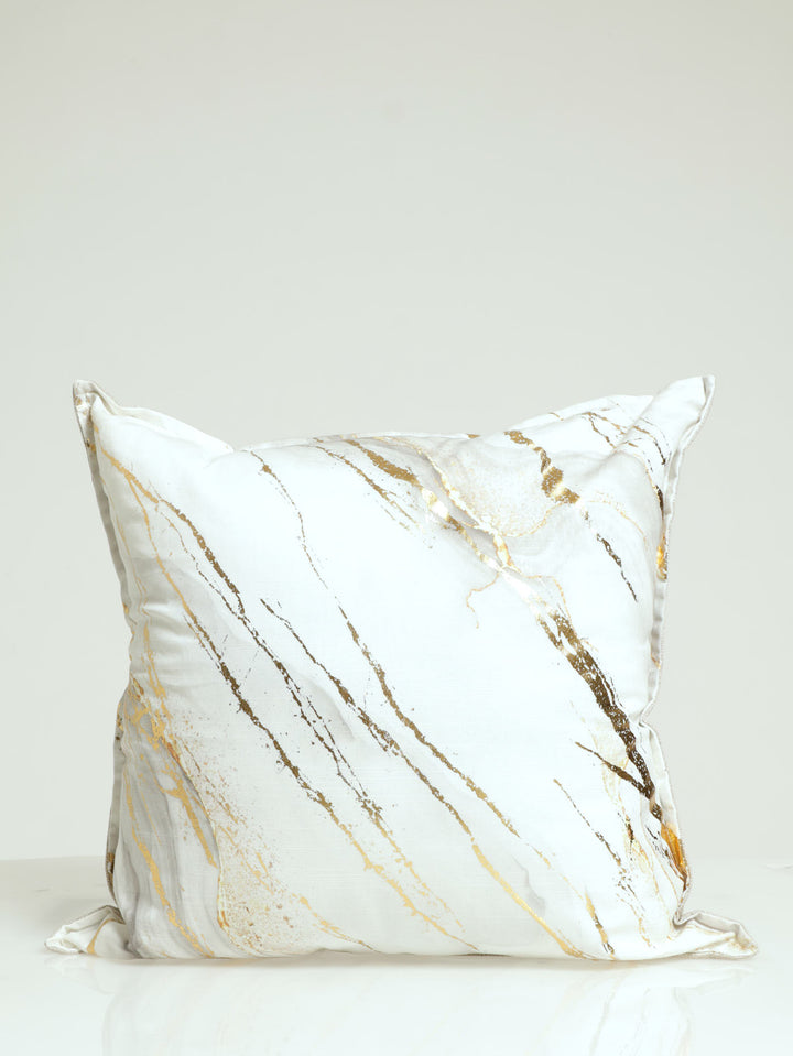 Foil Marble Scatter Cushion - Grey