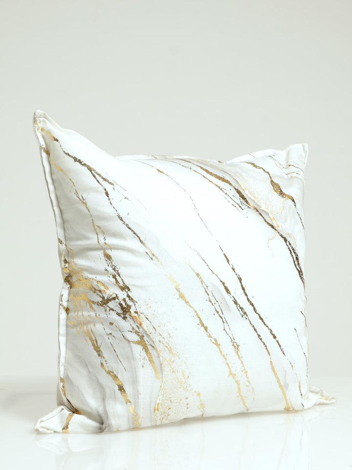 Foil Marble Scatter Cushion - Grey