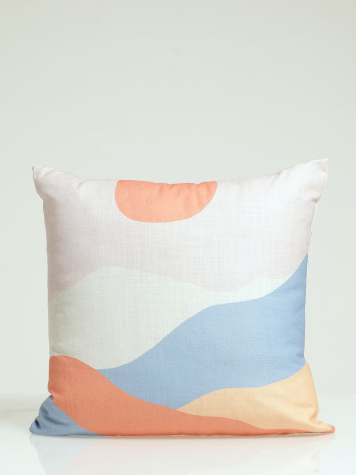 Printed Sunset Scatter Cushion - Multi