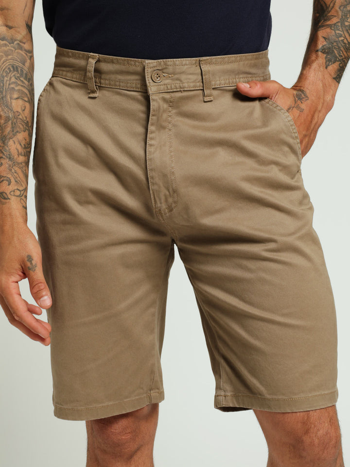 Chino Short - Camel