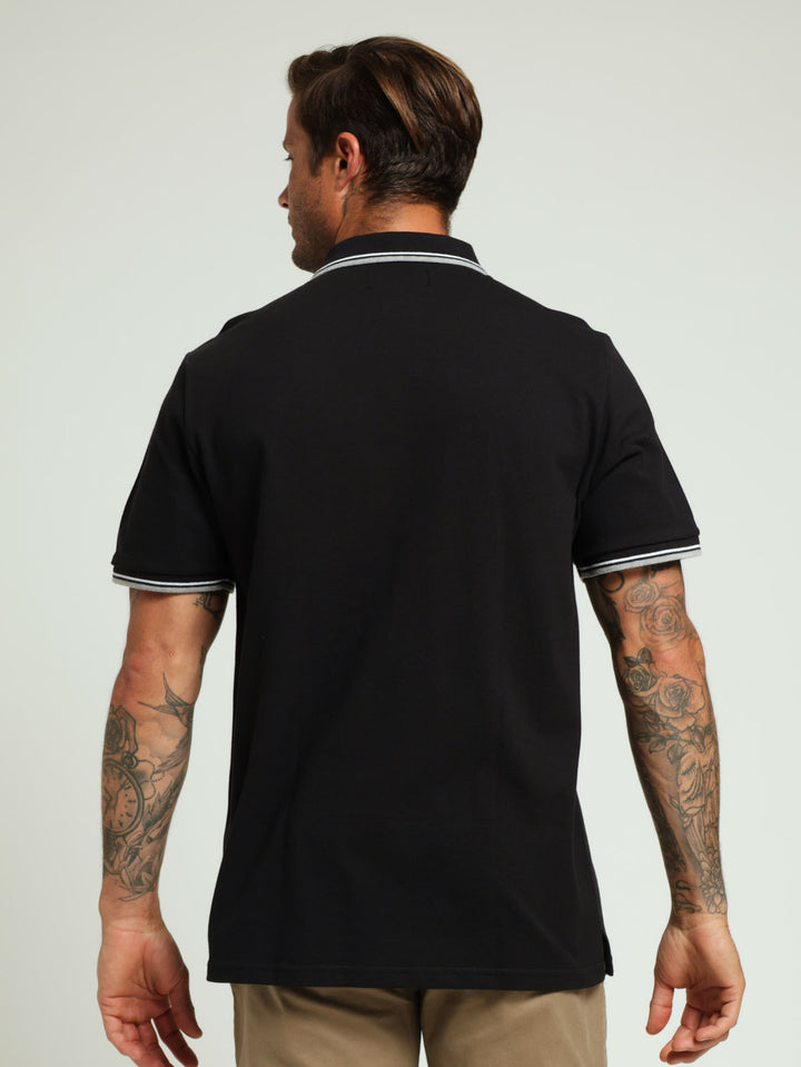 New Tipped Golfer - Black