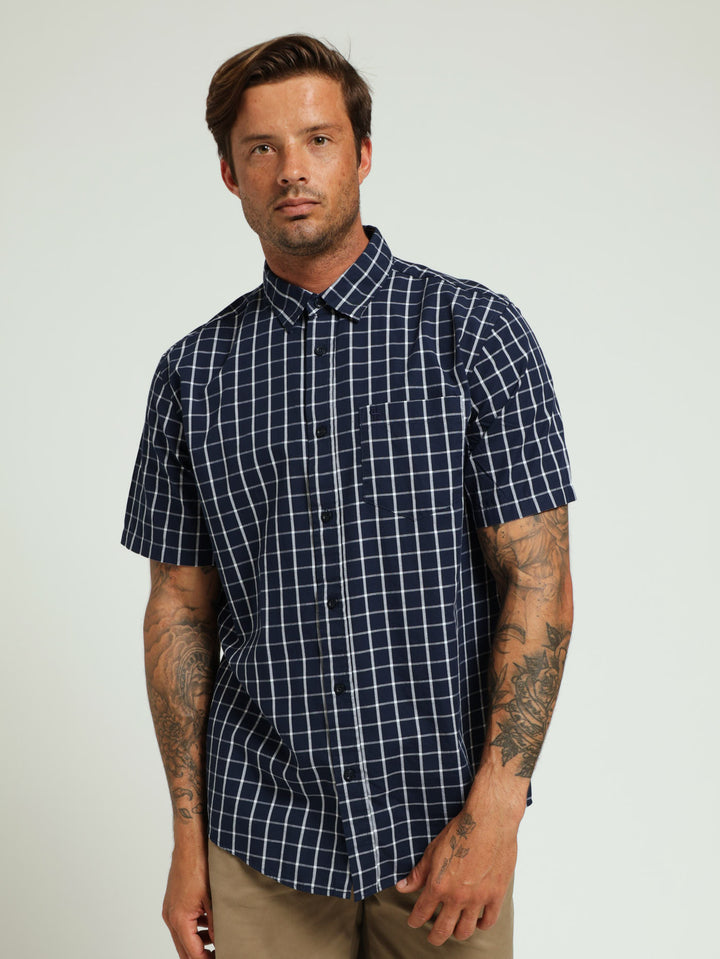 Check Shirt - Navy