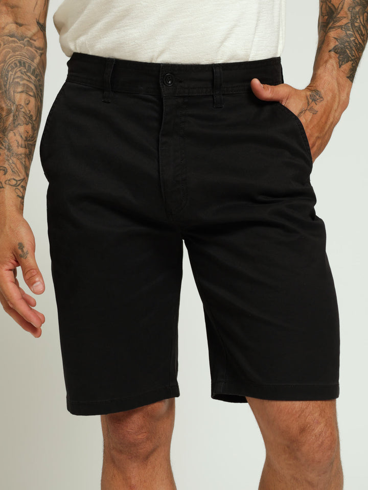 Chino Short - Black