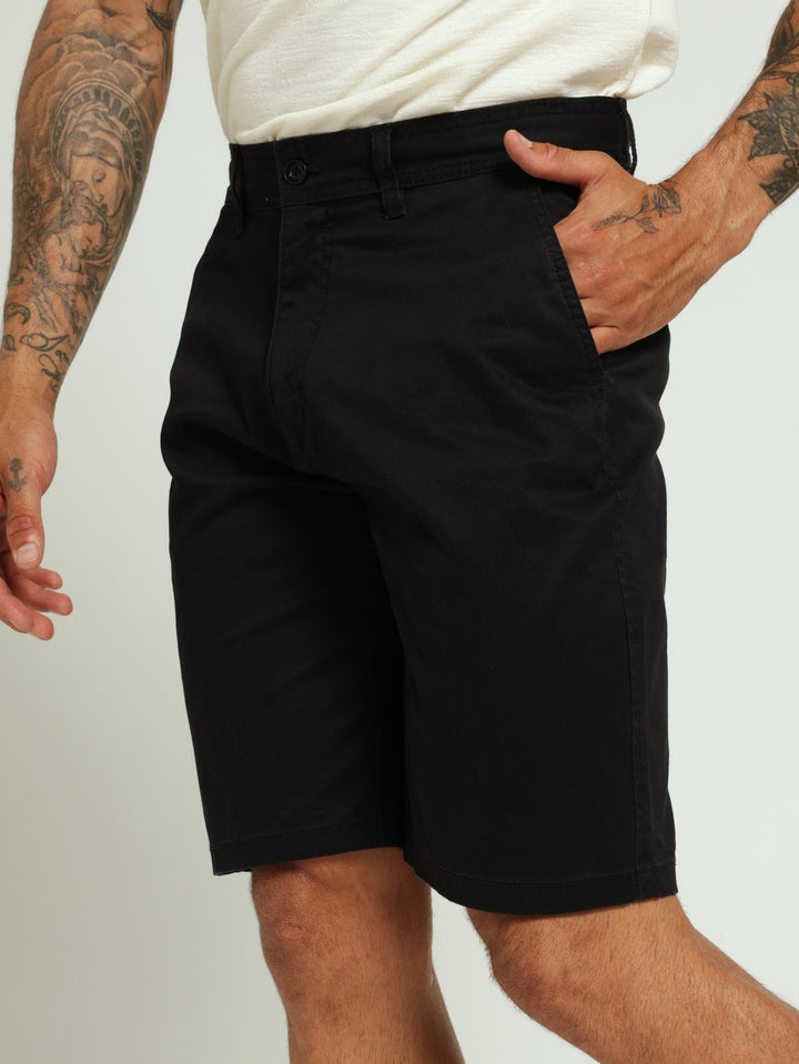 Chino Short - Black