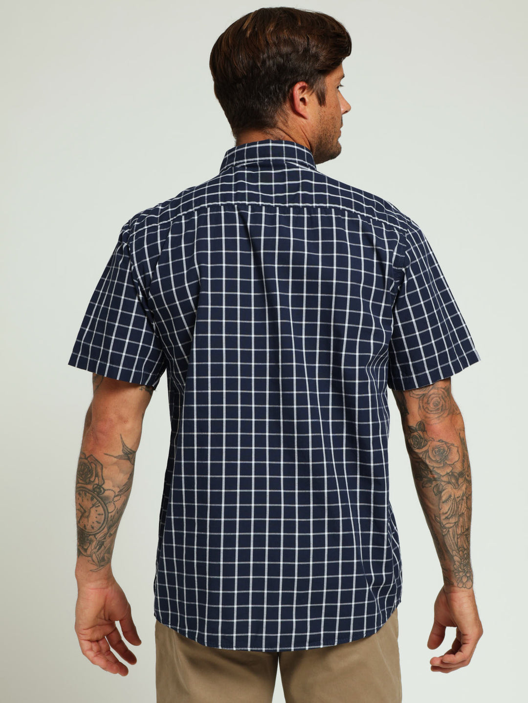 Check Shirt - Navy