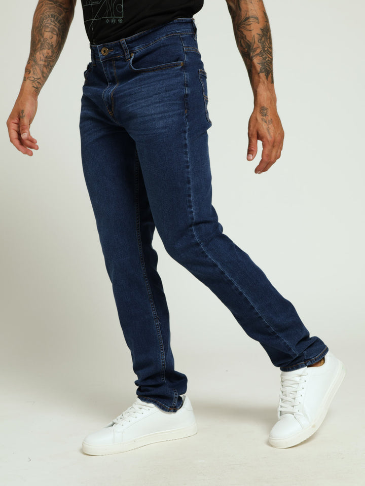 Slim Fit Jeans - Dark Blue