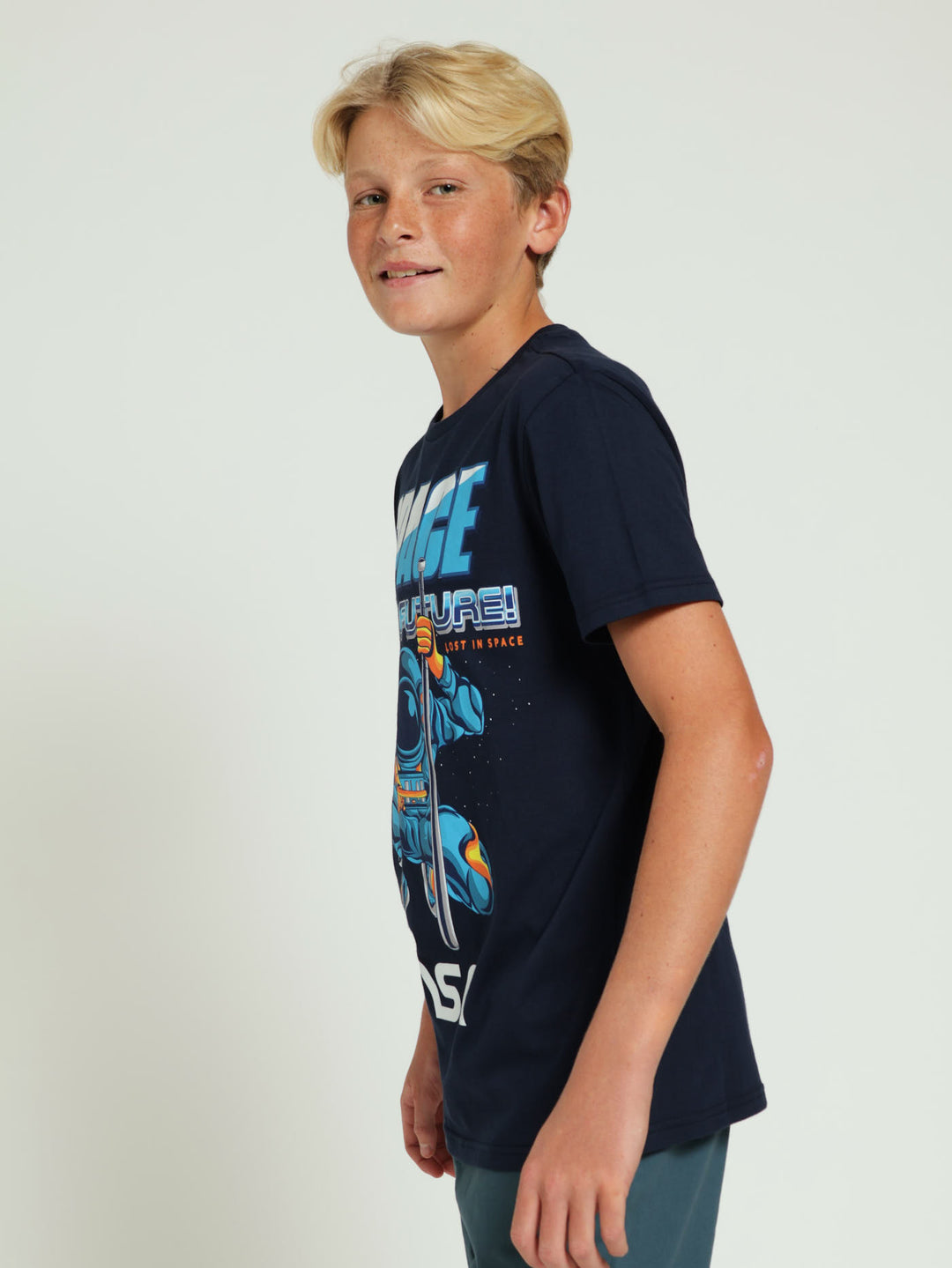 Boys Nasa Space Tee - Navy