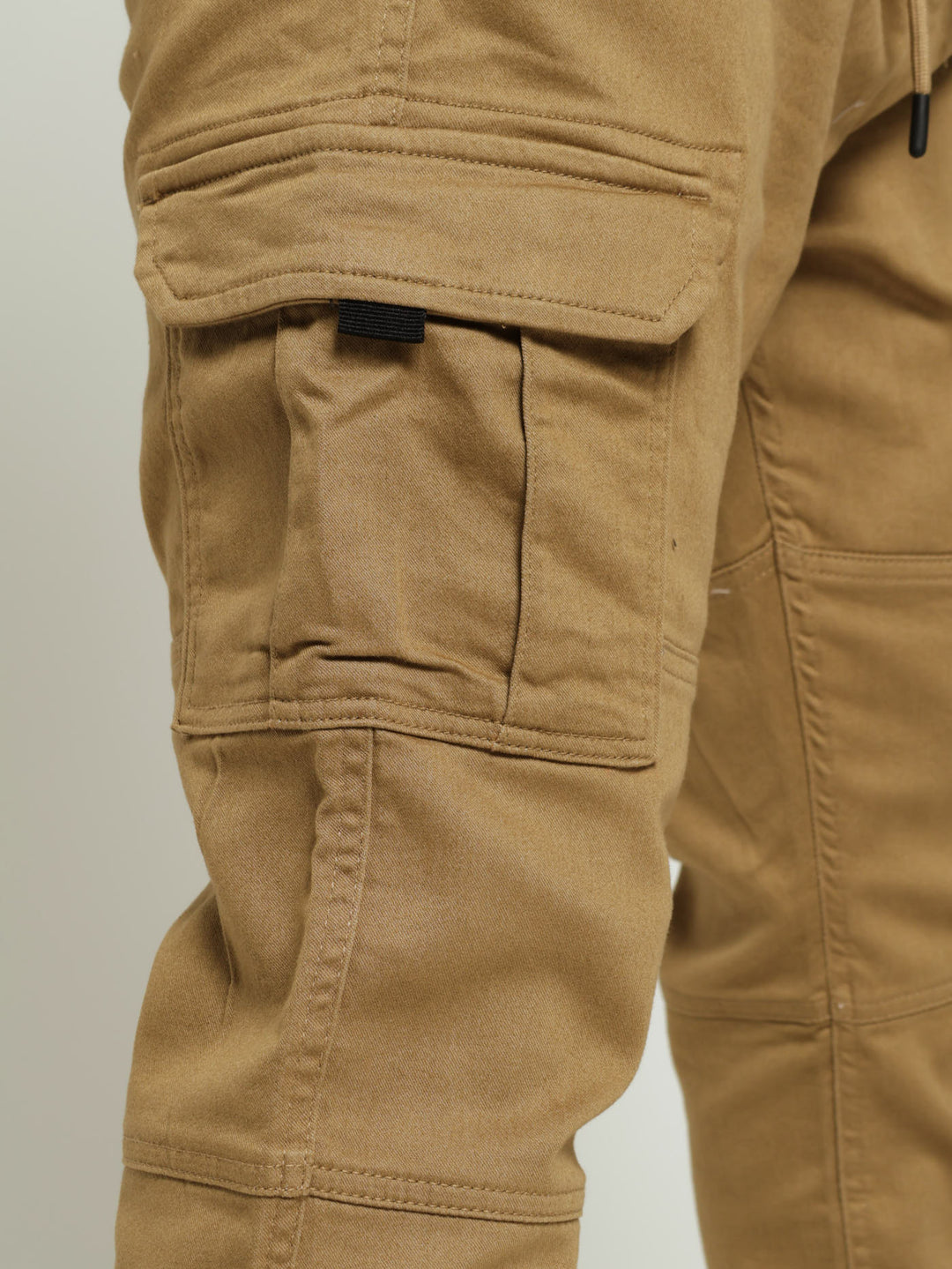 Knit Cargo Jogger - Camel