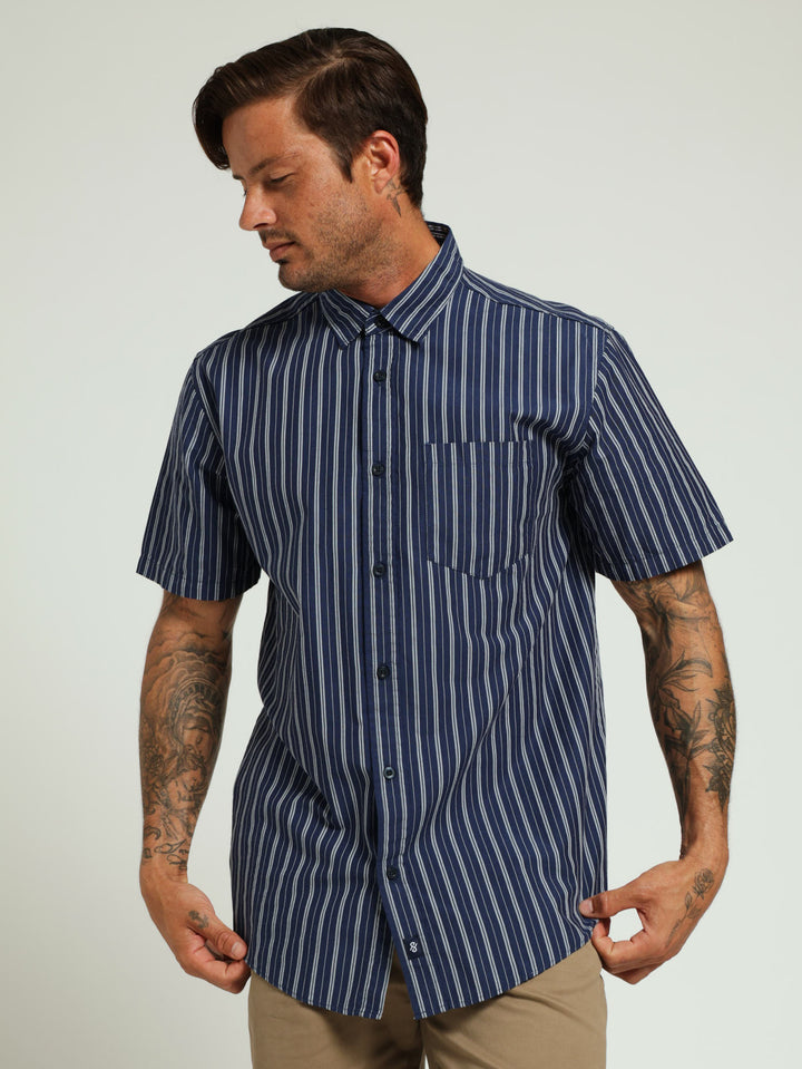 Stripe Shirt - Navy