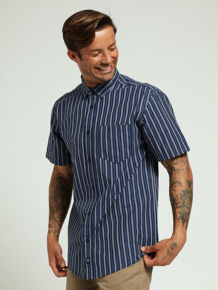 Stripe Shirt - Navy