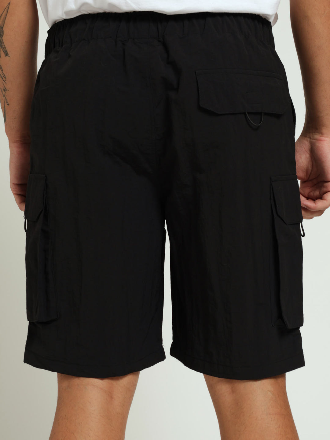 Bungee Bellows Cargo Short - Black