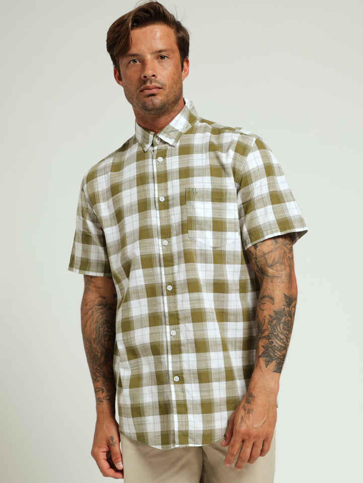 Check Shirt - Olive