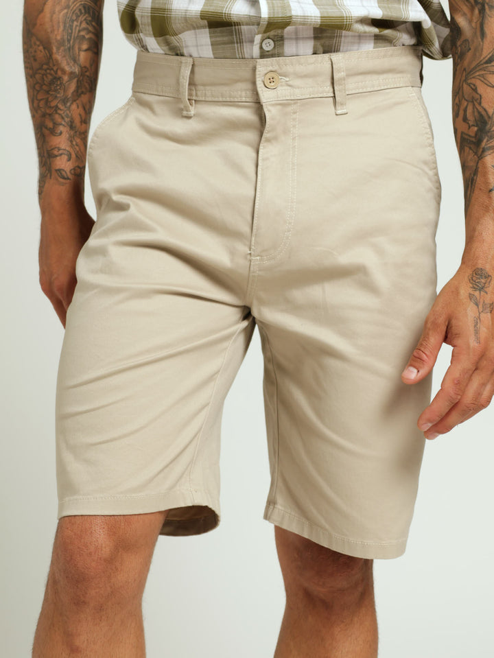 Chino Short - Stone