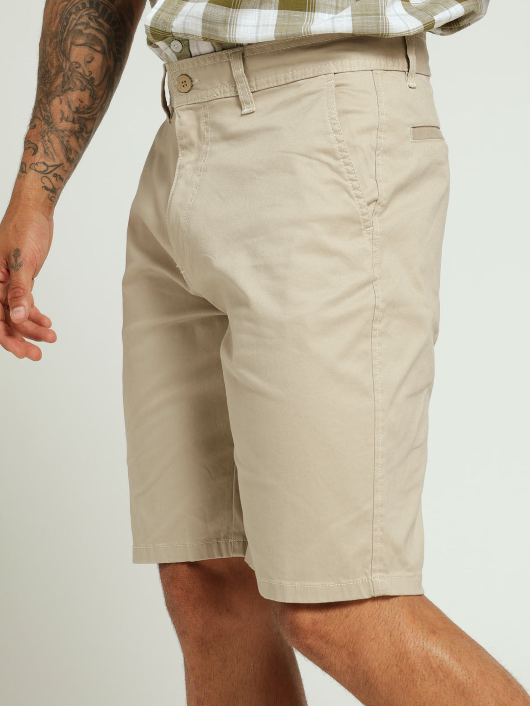 Chino Short - Stone