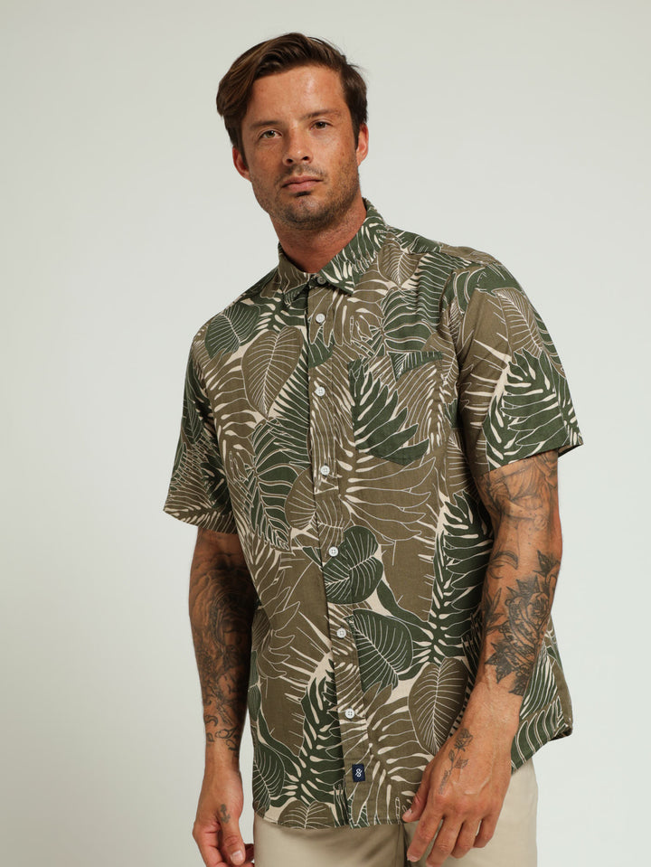 Print Shirt - Olive