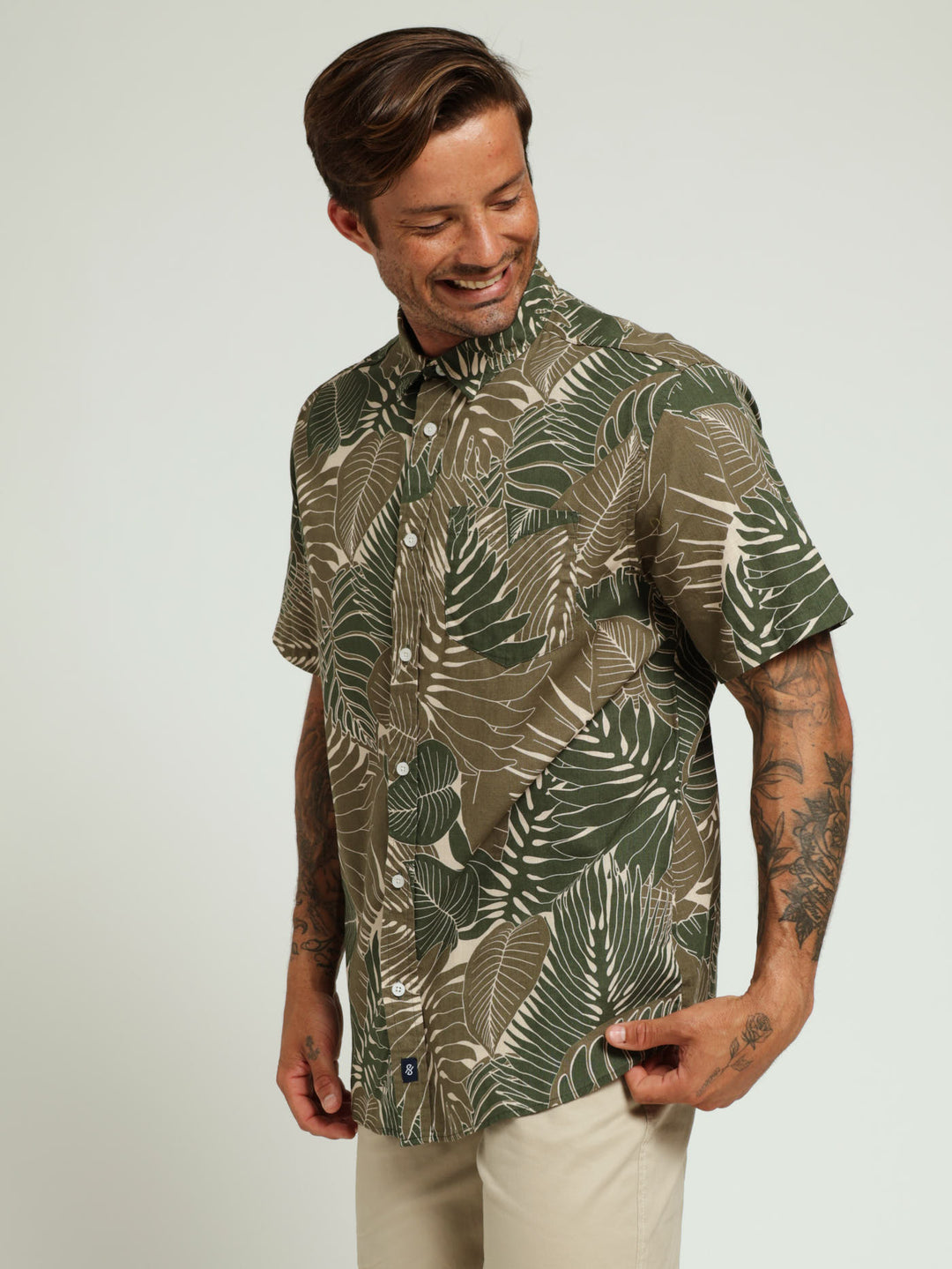 Print Shirt - Olive