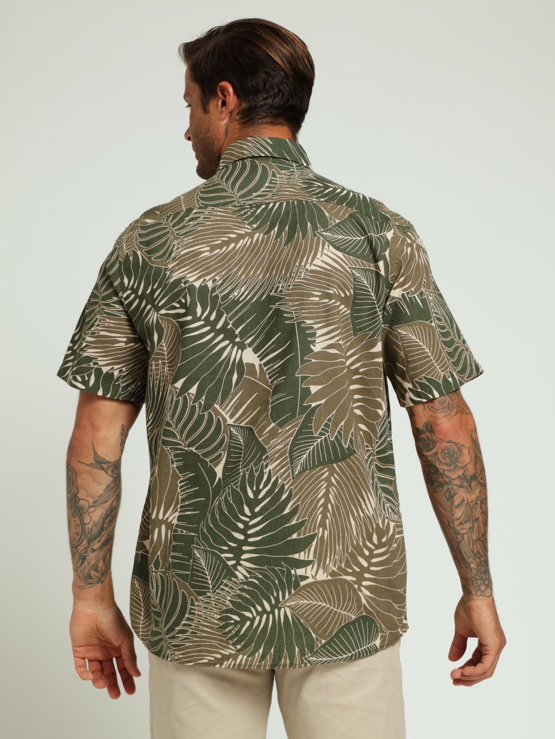 Print Shirt - Olive