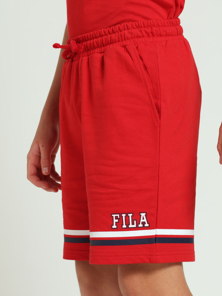 Boys Emelio Shorts - Red