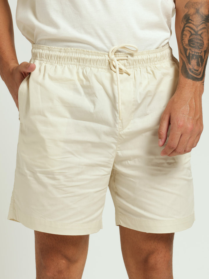 Basic Beach Shorts - Light Stone