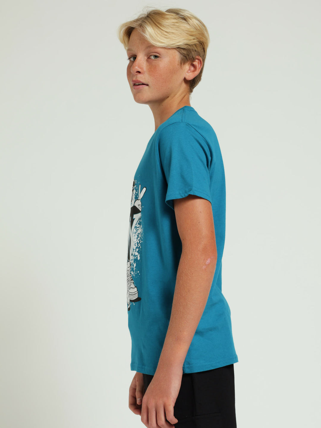 Boys Basket Ball Tee - Teal