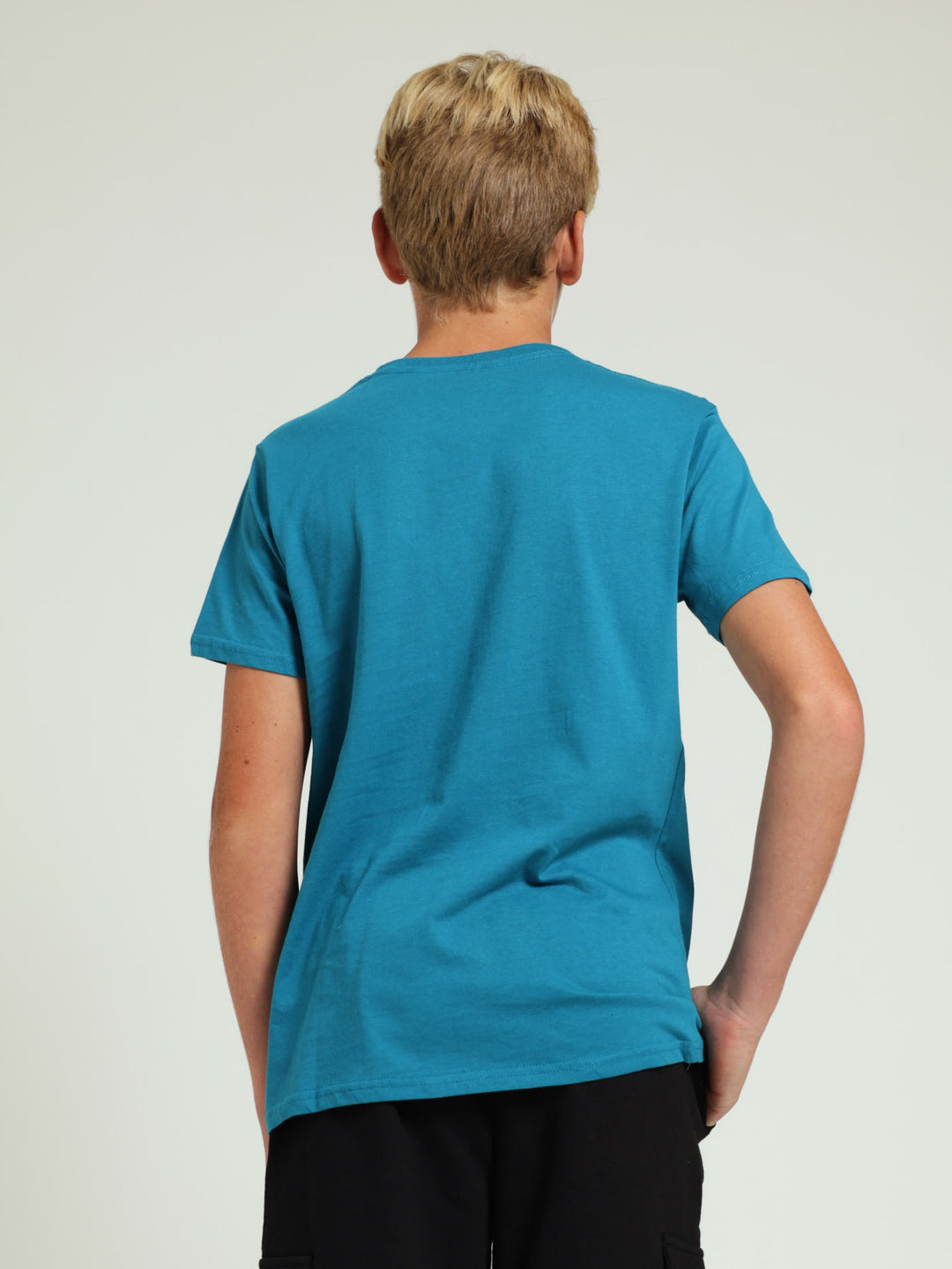 Boys Basket Ball Tee - Teal