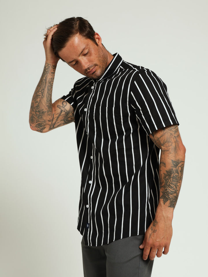 Stripe Shirt - Black/White