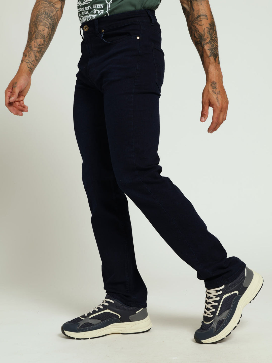 Slim Fit Jeans - Blue/Black