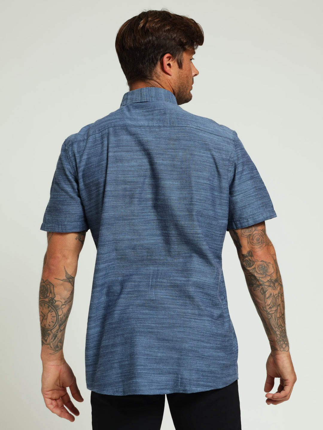 Slub Shirt - Dark Blue