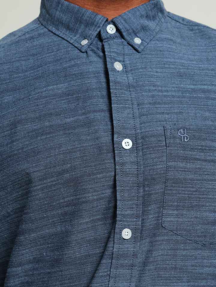 Slub Shirt - Dark Blue