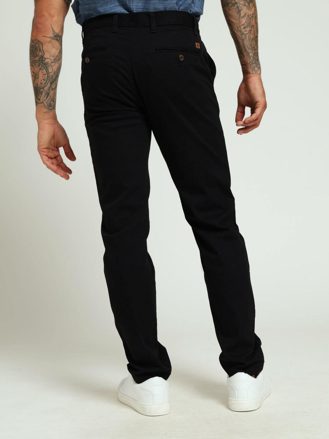 Slim Fit Chino - Black