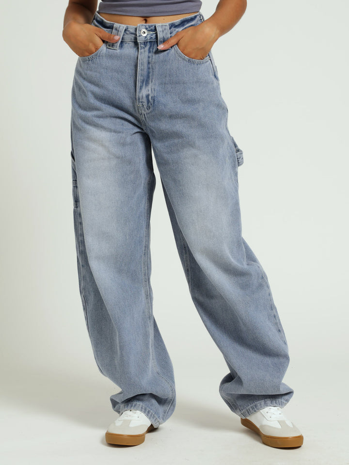 Barrel Carpenter Jean - Salty Light Wash