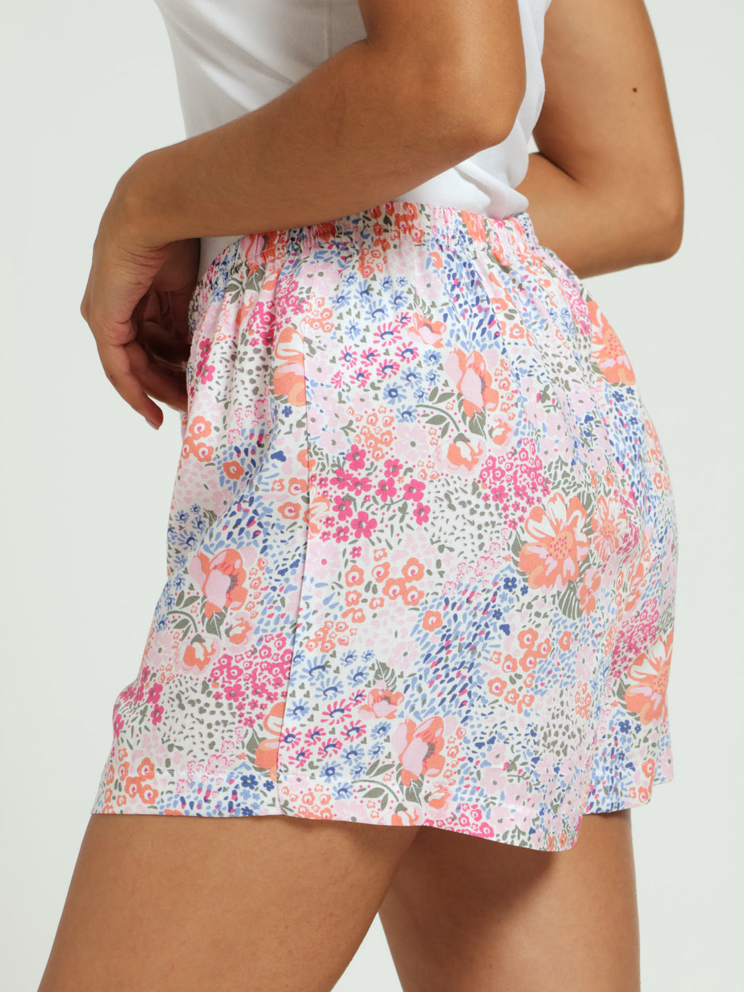 2 Pack Ditsy Floral Woven Shorts